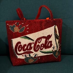 Vintage beaded Coca Cola handbag 🥤❤️👜